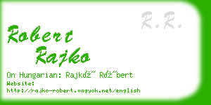 robert rajko business card